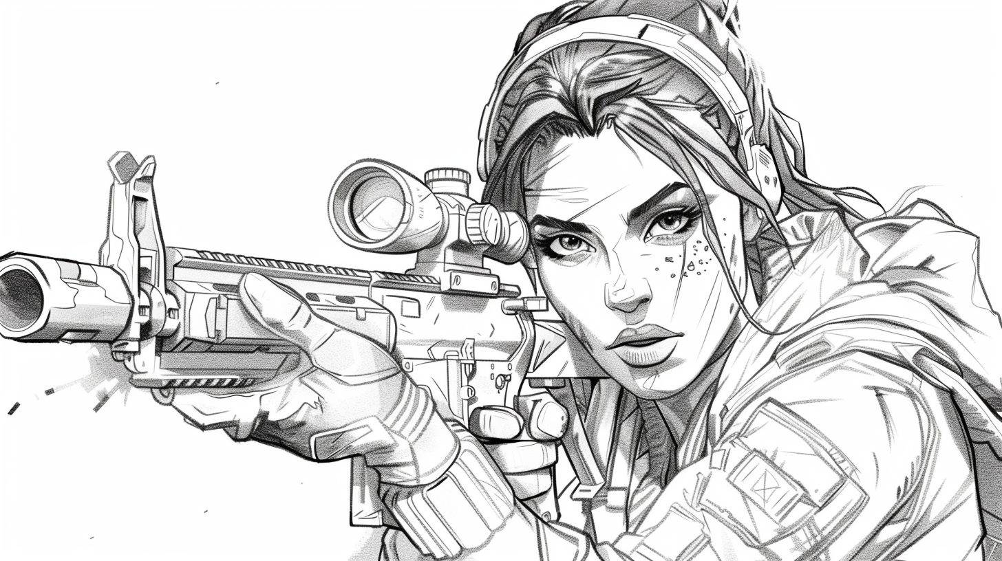 Coloriage Fortnite à imprimer: Skin rare et images sympas
