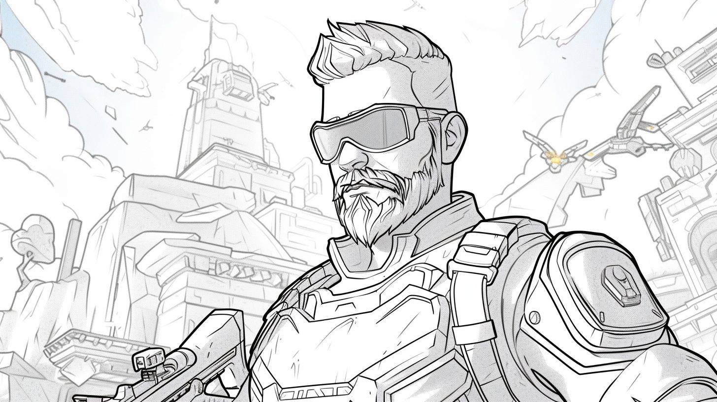 Coloriage Fortnite à imprimer: Skin rare et images sympas