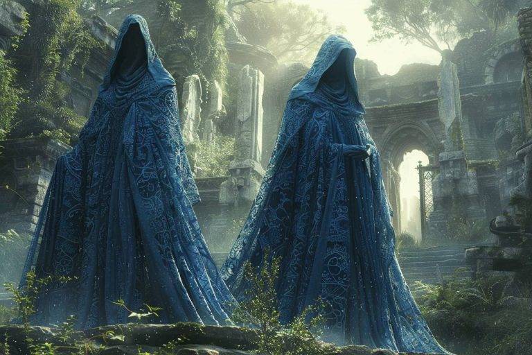 Les deux mages bleus du Seigneur des Anneaux