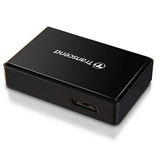 Lecteur de cartes mémoire USB 3.0 multifonction noir TS-RDF8K2 - Geekodrome: Boutique d'accessoires geek Lecteur de cartes mémoire USB 3.0 multifonction noir TS-RDF8K2 – Image 3