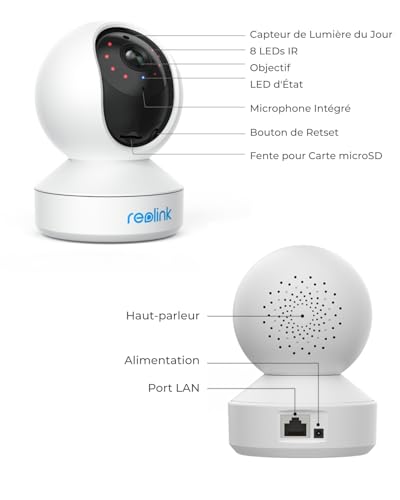 Caméra de Surveillance Reolink 4MP avec Pan Tilt et Audio - Geekodrome: Boutique d'accessoires geek Caméra de Surveillance Reolink 4MP avec Pan Tilt et Audio – Image 9