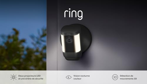Caméra extérieure Ring Spotlight Pro filaire avec détection et LED - Geekodrome: Boutique d'accessoires geek Caméra extérieure Ring Spotlight Pro filaire avec détection et LED – Image 8