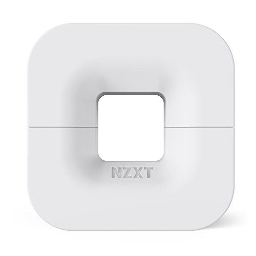 Support de casque NZXT Puck : gestion des câbles en silicone blanc - Geekodrome: Boutique d'accessoires geek Support de casque NZXT Puck : gestion des câbles en silicone blanc – Image 2