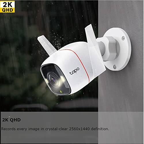 Caméra de surveillance extérieure Tapo C320WS 4 MP étanche - Geekodrome: Boutique d'accessoires geek Caméra de surveillance extérieure Tapo C320WS 4 MP étanche – Image 4