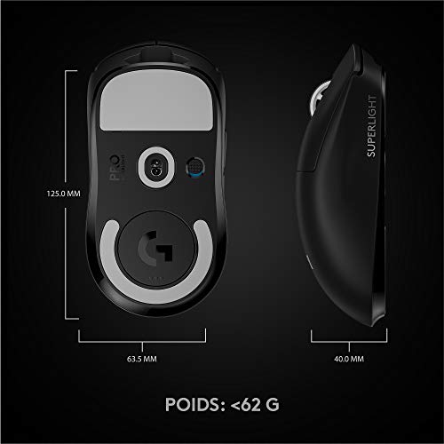 Logitech G PRO X SUPERLIGHT : Souris Gaming Ultra-Légère - Geekodrome: Boutique d'accessoires geek Logitech G PRO X SUPERLIGHT : Souris Gaming Ultra-Légère – Image 8