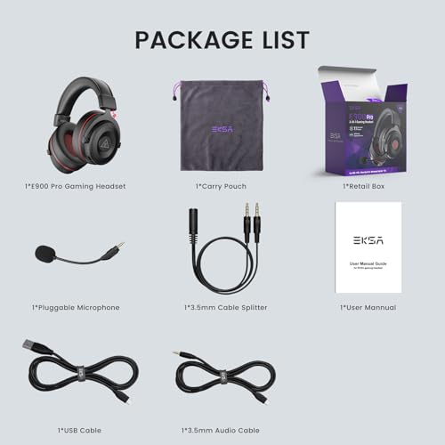 Casque Gaming EKSA E900Pro, Son Surround 7.1 Immersif avec Micro Antibruit - Geekodrome: Boutique d'accessoires geek Casque Gaming EKSA E900Pro, Son Surround 7.1 Immersif avec Micro Antibruit – Image 8