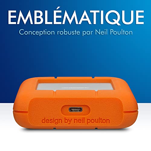 Disque Dur Externe LaCie Rugged 5 To : Robuste et Portable - Geekodrome: Boutique d'accessoires geek Disque Dur Externe LaCie Rugged 5 To : Robuste et Portable – Image 2