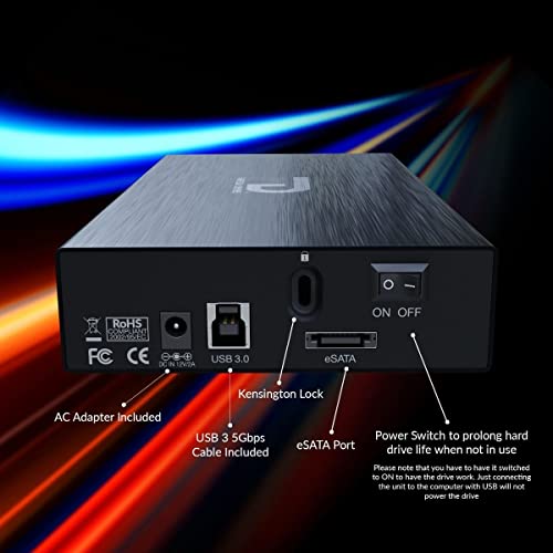 Disque Dur Externe Fantom GFORCE 3 Pro 22 To 7200 tr/min Noir - Geekodrome: Boutique d'accessoires geek Disque Dur Externe Fantom GFORCE 3 Pro 22 To 7200 tr/min Noir – Image 3