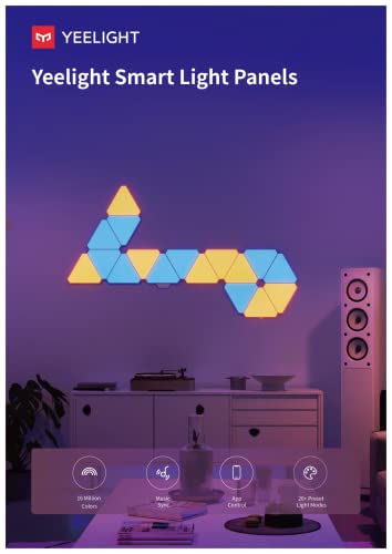 Panneaux LED Intelligents Yeelight pour Éclairage Créatif - Geekodrome: Boutique d'accessoires geek Panneaux LED Intelligents Yeelight pour Éclairage Créatif – Image 6