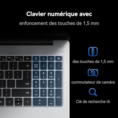 HUAWEI MateBook D16 : PC Portable Intel i5, 16 Go RAM, 512 Go SSD - Geekodrome: Boutique d'accessoires geek HUAWEI MateBook D16 : PC Portable Intel i5, 16 Go RAM, 512 Go SSD – Image 4