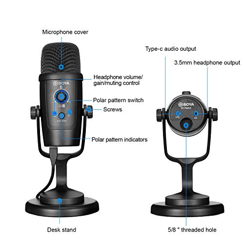 Microphone USB BOYA BY-PM500 : Idéal pour Ordinateur et Jeux - Geekodrome: Boutique d'accessoires geek Microphone USB BOYA BY-PM500 : Idéal pour Ordinateur et Jeux – Image 7