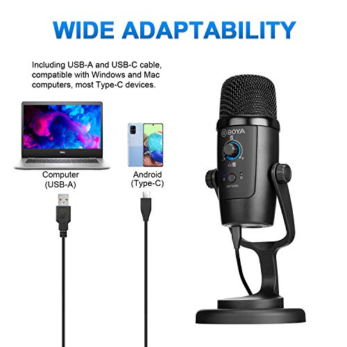 Microphone USB BOYA BY-PM500 : Idéal pour Ordinateur et Jeux - Geekodrome: Boutique d'accessoires geek Microphone USB BOYA BY-PM500 : Idéal pour Ordinateur et Jeux – Image 2