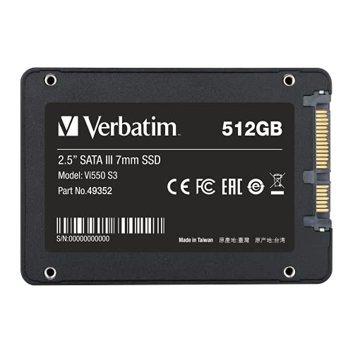 SSD Interne VERBATIM Vi550 S3 512 Go - Haute Performance SATA III - Geekodrome: Boutique d'accessoires geek SSD Interne VERBATIM Vi550 S3 512 Go - Haute Performance SATA III – Image 4