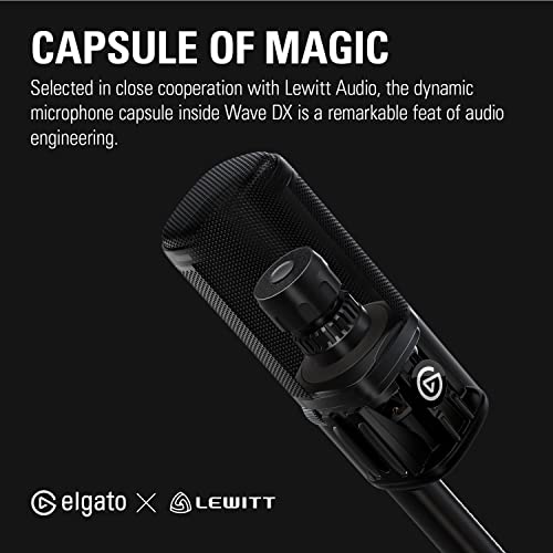 Elgato Wave DX : Microphone dynamique XLR pour podcast et streaming - Geekodrome: Boutique d'accessoires geek Elgato Wave DX : Microphone dynamique XLR pour podcast et streaming – Image 3