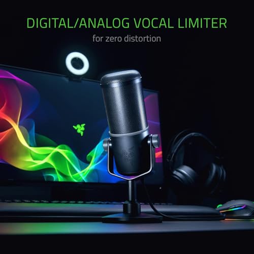 Razer Seiren Elite : Microphone USB Compact pour le Streaming - Geekodrome: Boutique d'accessoires geek Razer Seiren Elite : Microphone USB Compact pour le Streaming – Image 5