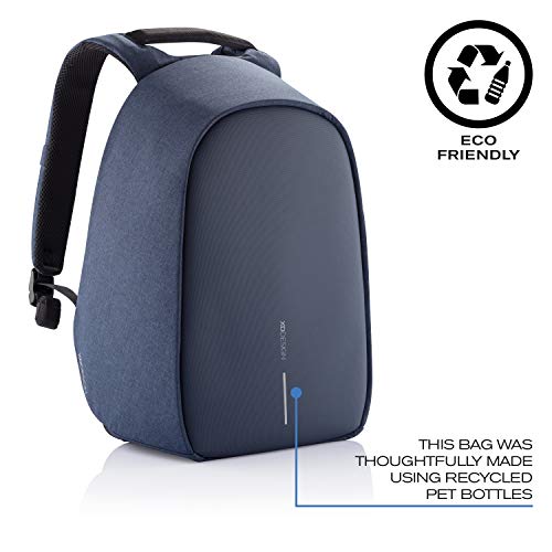 Sac à Dos Antivol USB Bobby Hero Bleu Foncé Unisexe - Geekodrome: Boutique d'accessoires geek Sac à Dos Antivol USB Bobby Hero Bleu Foncé Unisexe – Image 7