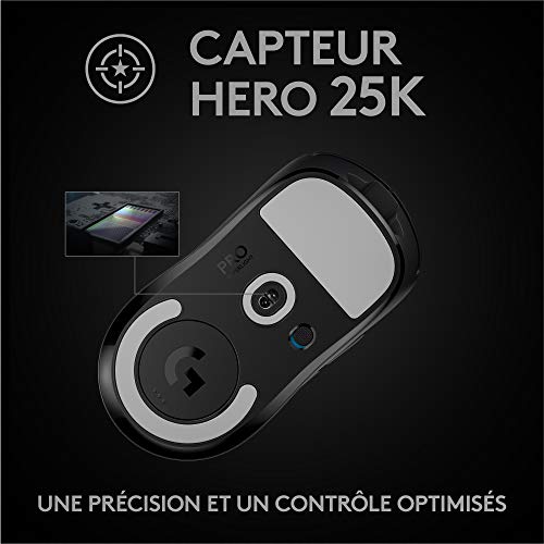 Logitech G PRO X SUPERLIGHT : Souris Gaming Ultra-Légère - Geekodrome: Boutique d'accessoires geek Logitech G PRO X SUPERLIGHT : Souris Gaming Ultra-Légère – Image 4