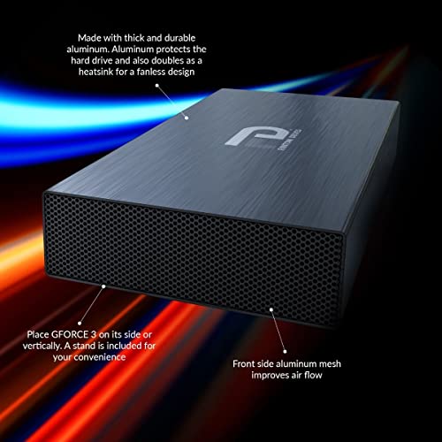 Disque Dur Externe Fantom GFORCE 3 Pro 22 To 7200 tr/min Noir - Geekodrome: Boutique d'accessoires geek Disque Dur Externe Fantom GFORCE 3 Pro 22 To 7200 tr/min Noir – Image 2