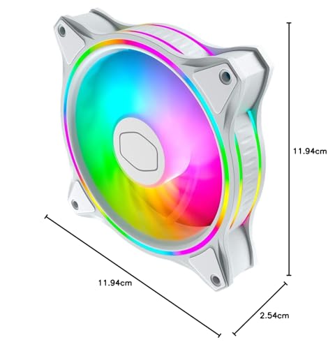 Ventilateur Cooler Master MF120 Halo White ARGB 120 mm - Geekodrome: Boutique d'accessoires geek Ventilateur Cooler Master MF120 Halo White ARGB 120 mm – Image 12