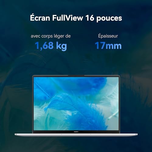 HUAWEI MateBook D16 : PC Portable Intel i5, 16 Go RAM, 512 Go SSD - Geekodrome: Boutique d'accessoires geek HUAWEI MateBook D16 : PC Portable Intel i5, 16 Go RAM, 512 Go SSD – Image 2