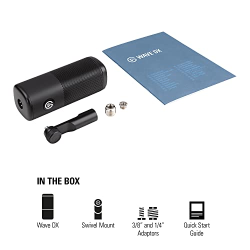 Elgato Wave DX : Microphone dynamique XLR pour podcast et streaming - Geekodrome: Boutique d'accessoires geek Elgato Wave DX : Microphone dynamique XLR pour podcast et streaming – Image 10