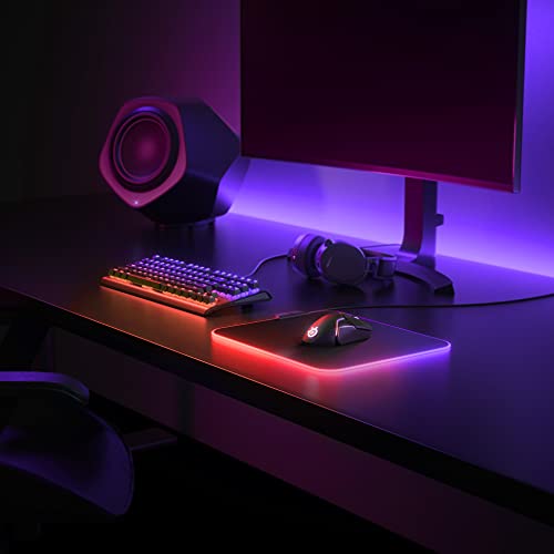 Tapis de souris SteelSeries QcK Prism Cloth avec éclairage RVB - Geekodrome: Boutique d'accessoires geek Tapis de souris SteelSeries QcK Prism Cloth avec éclairage RVB – Image 6