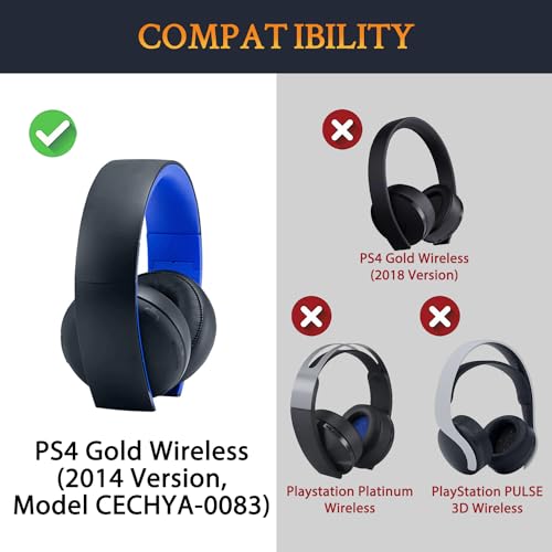 Mousse de Remplacement pour Casque Sony Gold PS4 2014 - Geekodrome: Boutique d'accessoires geek Mousse de Remplacement pour Casque Sony Gold PS4 2014 – Image 2