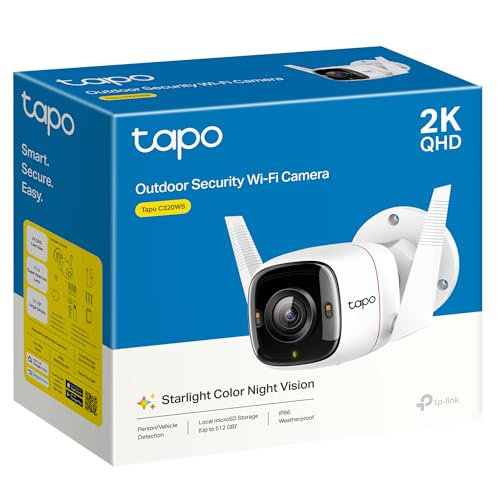 Caméra de surveillance extérieure Tapo C320WS 4 MP étanche - Geekodrome: Boutique d'accessoires geek Caméra de surveillance extérieure Tapo C320WS 4 MP étanche – Image 9