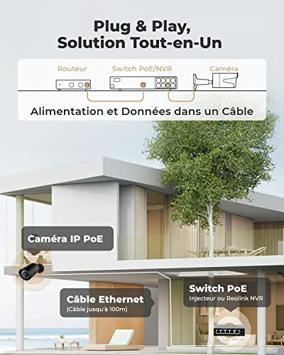 Caméra de Surveillance Extérieure Reolink 5MP avec Détection IR - Geekodrome: Boutique d'accessoires geek Caméra de Surveillance Extérieure Reolink 5MP avec Détection IR – Image 4