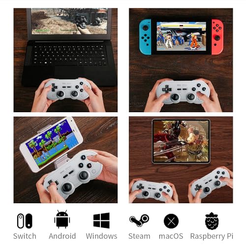Manette Bluetooth 8BitDo SN30 Pro avec Joystick Hall et Rumble - Geekodrome: Boutique d'accessoires geek Manette Bluetooth 8BitDo SN30 Pro avec Joystick Hall et Rumble – Image 7