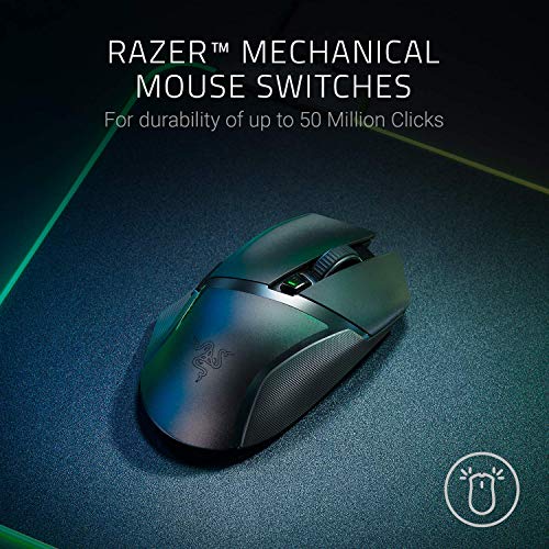 Razer Basilisk X Hyperspeed : Souris Gaming Sans Fil Avancée - Geekodrome: Boutique d'accessoires geek Razer Basilisk X Hyperspeed : Souris Gaming Sans Fil Avancée – Image 4