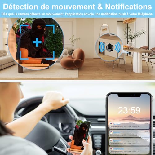 Caméra Espion Discrète 1080P WiFi pour Intérieur et Extérieur - Geekodrome: Boutique d'accessoires geek Caméra Espion Discrète 1080P WiFi pour Intérieur et Extérieur – Image 4