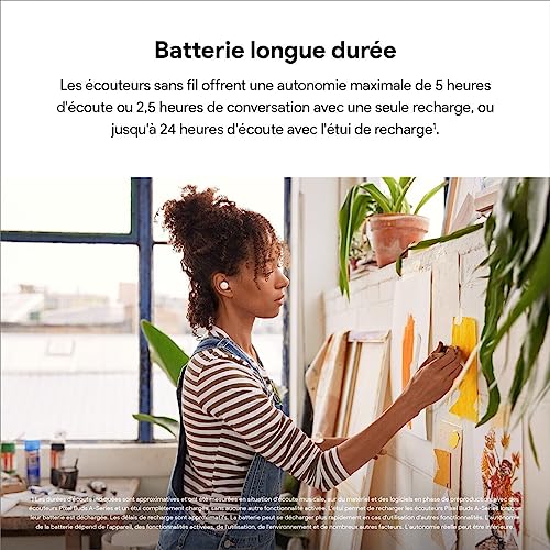 Google Pixel Buds A-Series : Écouteurs sans fil en Olive - Geekodrome: Boutique d'accessoires geek Google Pixel Buds A-Series : Écouteurs sans fil en Olive – Image 5