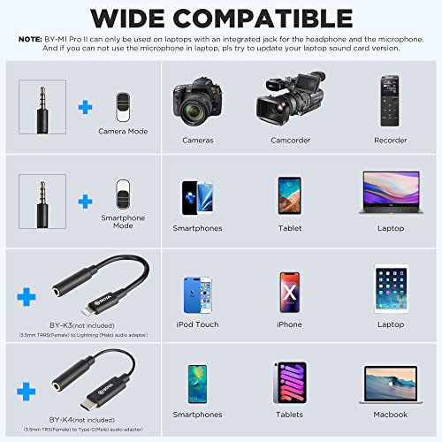 Microphone Lavalier Boya by-M1 Pro II pour Création de Contenu - Geekodrome: Boutique d'accessoires geek Microphone Lavalier Boya by-M1 Pro II pour Création de Contenu – Image 5