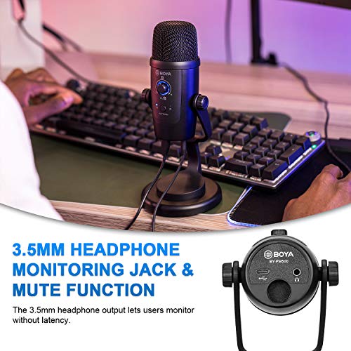 Microphone USB BOYA BY-PM500 : Idéal pour Ordinateur et Jeux - Geekodrome: Boutique d'accessoires geek Microphone USB BOYA BY-PM500 : Idéal pour Ordinateur et Jeux – Image 4