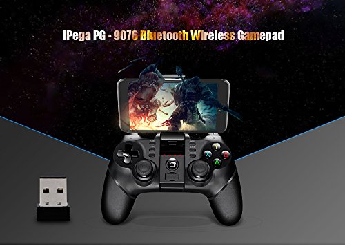 Manette de jeu sans fil iPega 9076 Bluetooth 2,4 GHz - Noir - Geekodrome: Boutique d'accessoires geek Manette de jeu sans fil iPega 9076 Bluetooth 2,4 GHz - Noir – Image 2