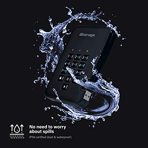 Disque dur portable sécurisé iStorage diskAshur2 1To Noir - Geekodrome: Boutique d'accessoires geek Disque dur portable sécurisé iStorage diskAshur2 1To Noir – Image 4