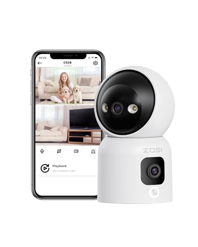 URB Webcam intérieure Caméra intelligente 2MP WiFi IP Webcam Détection