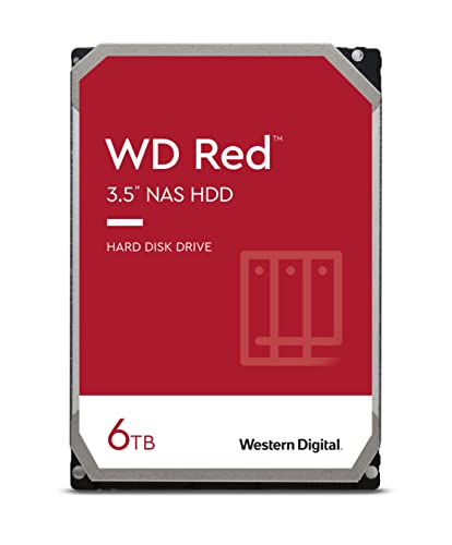 Disque Dur Interne WD Red 6 To pour Système NAS jusqu'à 8 Baies - Geekodrome: Boutique d'accessoires geek Western Digital Red NAS 6TB disque dur