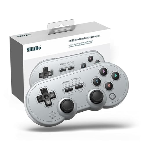 Manette Bluetooth 8BitDo SN30 Pro avec Joystick Hall et Rumble - Geekodrome: Boutique d'accessoires geek 8Bitdo SN30 manette