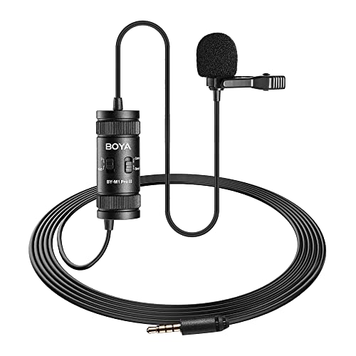 Microphone Lavalier Boya by-M1 Pro II pour Création de Contenu - Geekodrome: Boutique d'accessoires geek Boya BY-M1 Lavalier Microphone