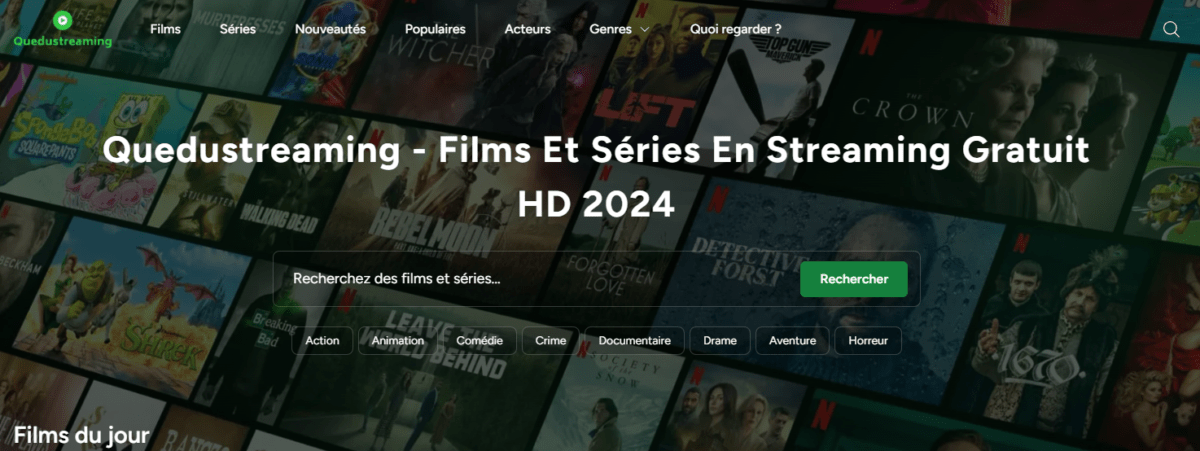 adresse Quedustreaming