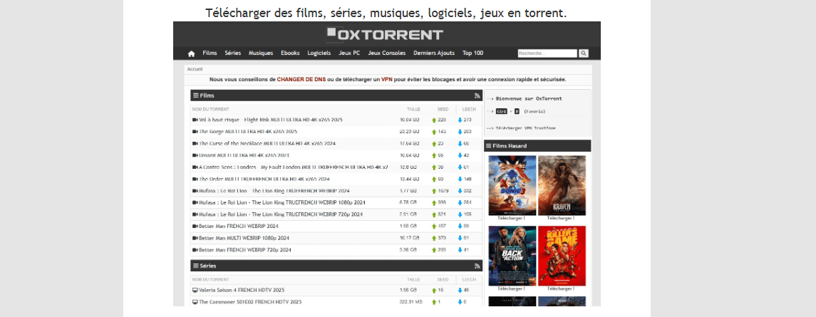 nouvelle adresse oxtorrent 