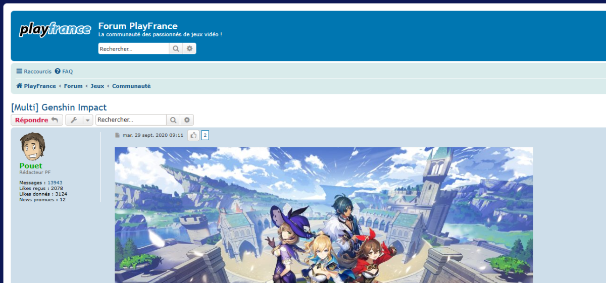 Quels sont les meilleurs forums pour discuter de Genshin Impact ?
