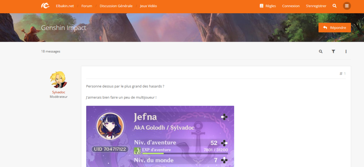 Quels sont les meilleurs forums pour discuter de Genshin Impact ?