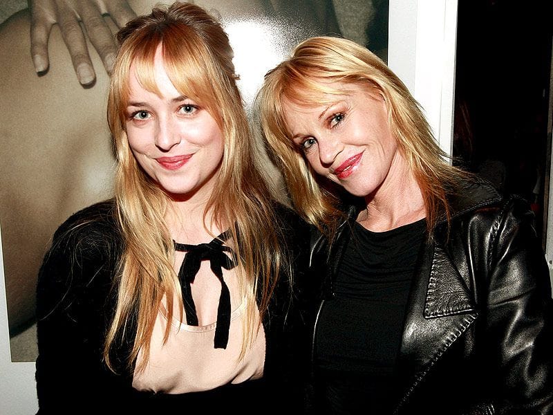 Melanie Griffith avec sa fille