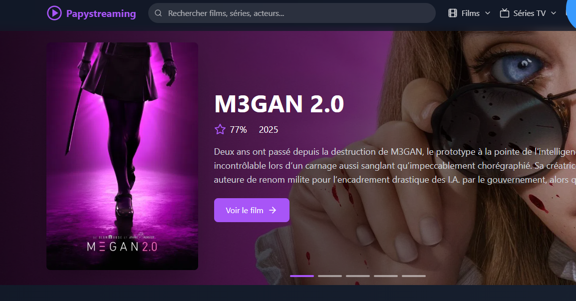 avis sur le contenu de Papystreaming