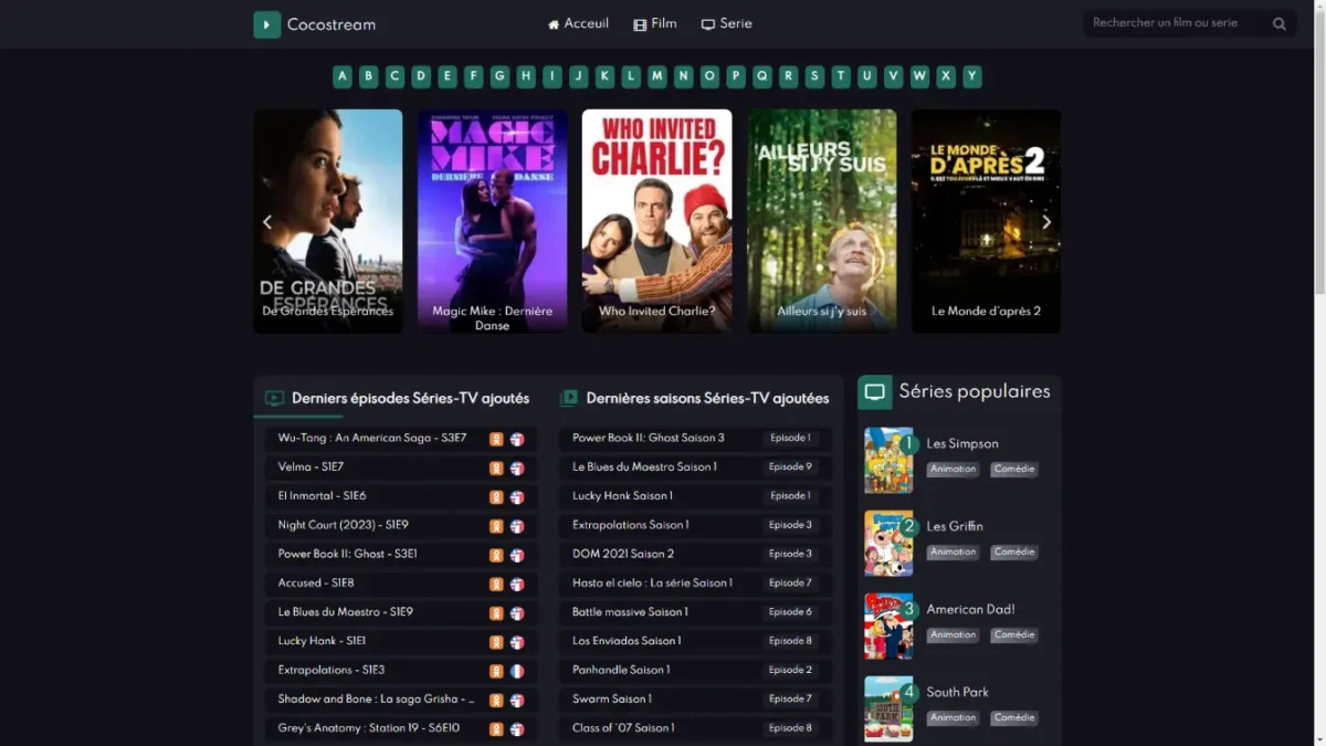 Quelles solutions permettent d’accéder à Cocostream si le site ne fonctionne plus