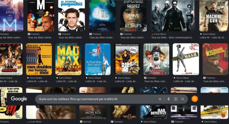 Screenshot 2026 01 22 at 11 17 29 Quels sont les meilleurs films qui commencent par la lettre M Recherche Google