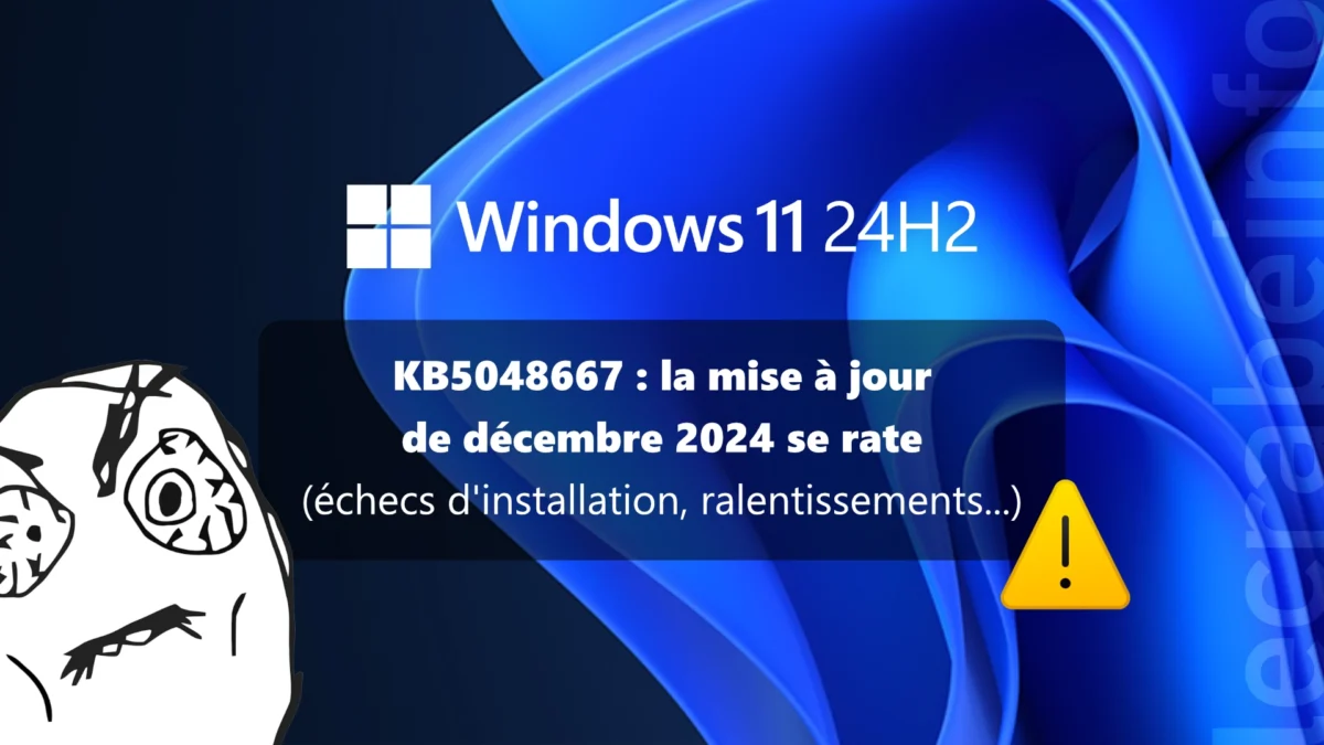 Où télécharger le fichier KB5048667 de manière sûre